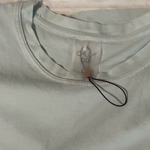 Light green and blue Calia workout top